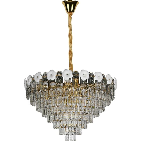 ثريا كريستال ذهبي E14x15L