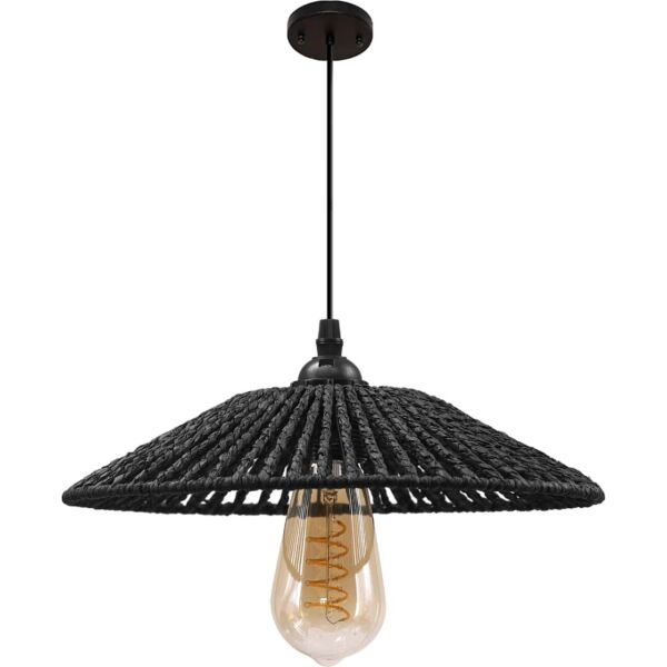 اضاءة معلقة مودرن ماري - 30 سم - اسود