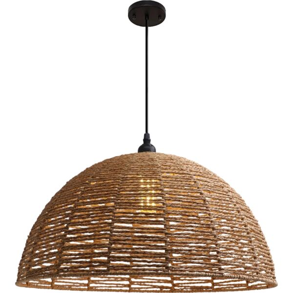 انارة معلقة مودرن 2 متر بني E27x1 مقاس 50 سم