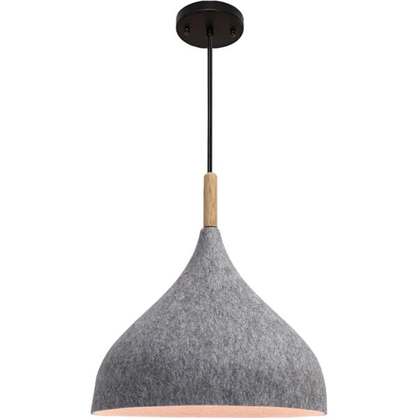 انارة معلقة 2 متر فضي E27x1L قطر 36 سم