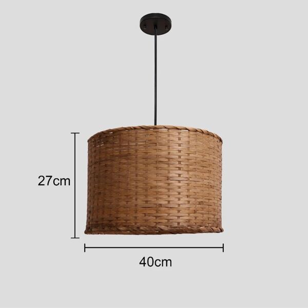 انارة معلقة مودرن 2 متر بني E27x1 مقاس 40 سم