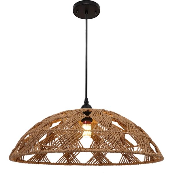 انارة معلقة مودرن 2 متر بني E27x1 باسال