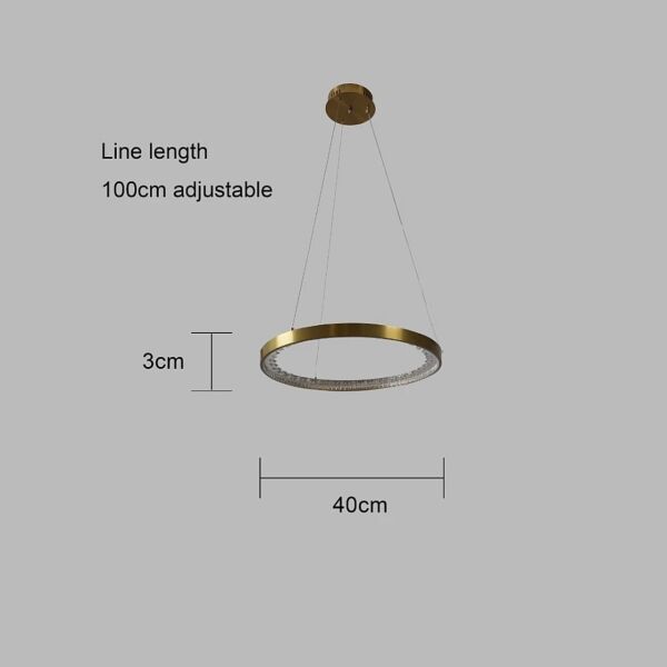 انارة معلقة مودرن 3اضاءات 25 واط