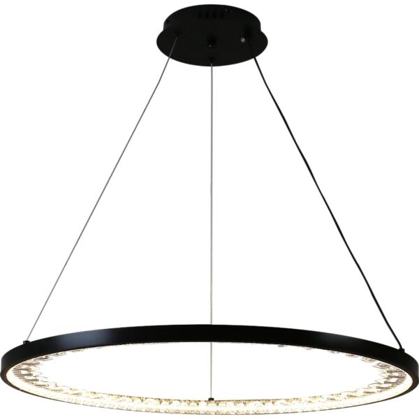 إنارة معلقة 3 إضاءات متغيرة 55 واط - اسود