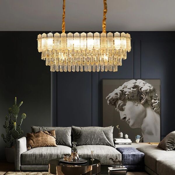 ثريا مودرن ذهبي اجاس E14x10L