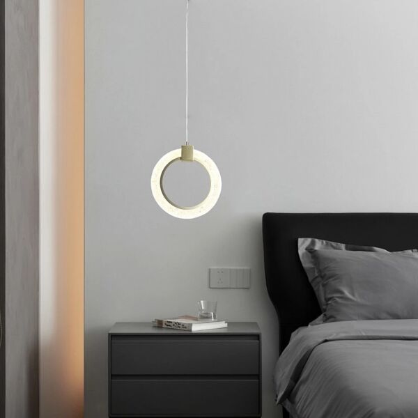 انارة معلقة مودرن ذهبي 3 اضاءات 9 واط