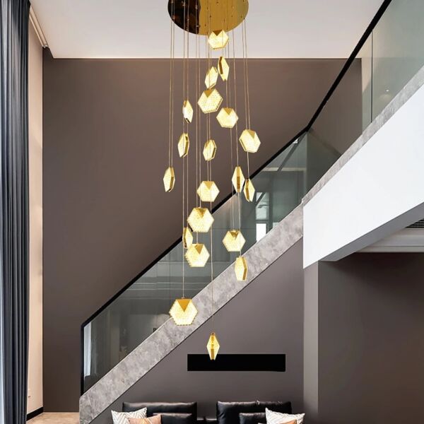 انارة معلقة 165 واط - ذهبي