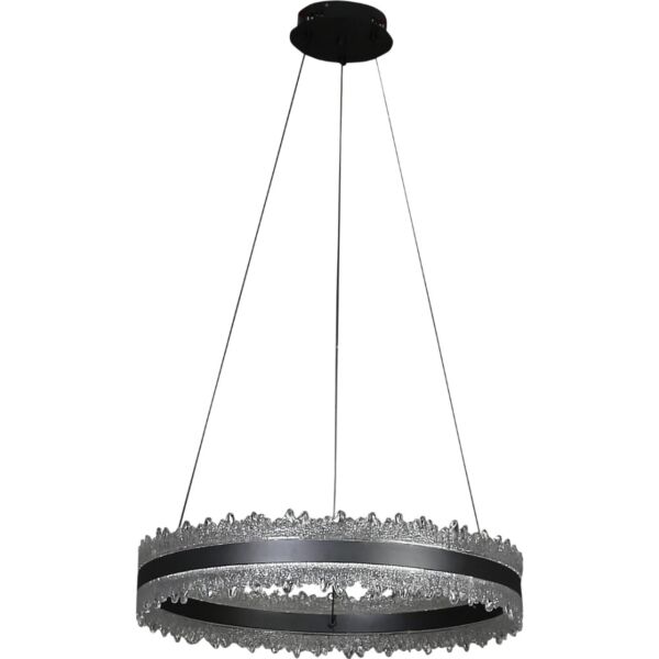 اضاءة معلقة مودرن 3 اضاءات 55 واط سينا - اسود