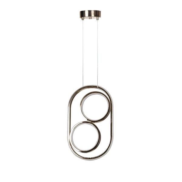 اضاءة معلقة مودرن 38x27 سم 3 اضاءات 60 واط - ذهبي