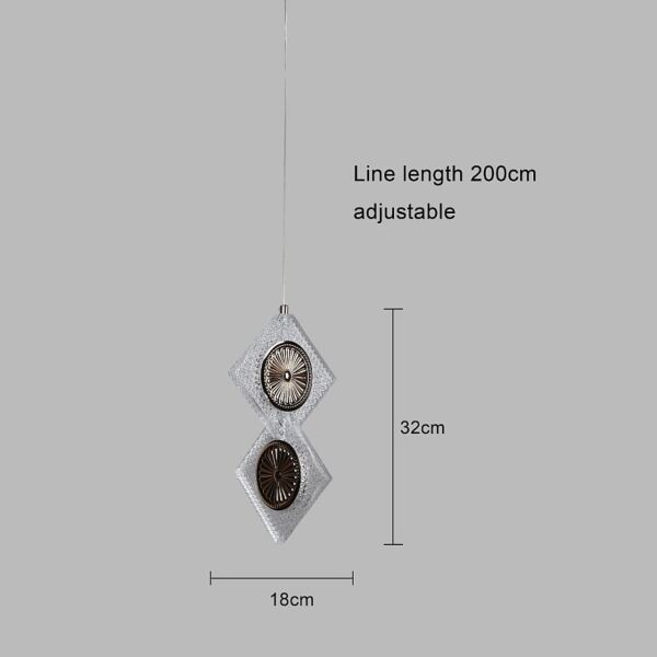 انارة معلقة مجوز ذهبي 3 اضاءات 12 واط