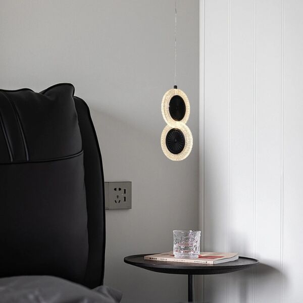 انارة معلقة 12 واط - اسود