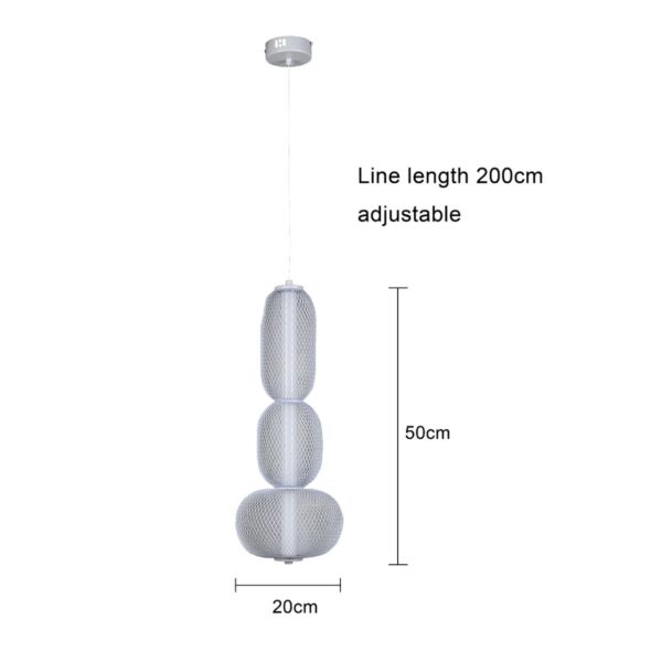 انارة معلقة مودرن 15 واط - ابيض