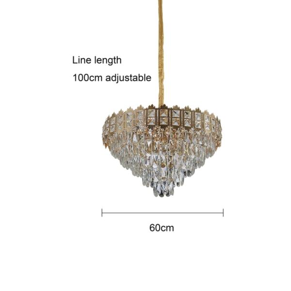 ثريا مودرن ذهبي E14x10L