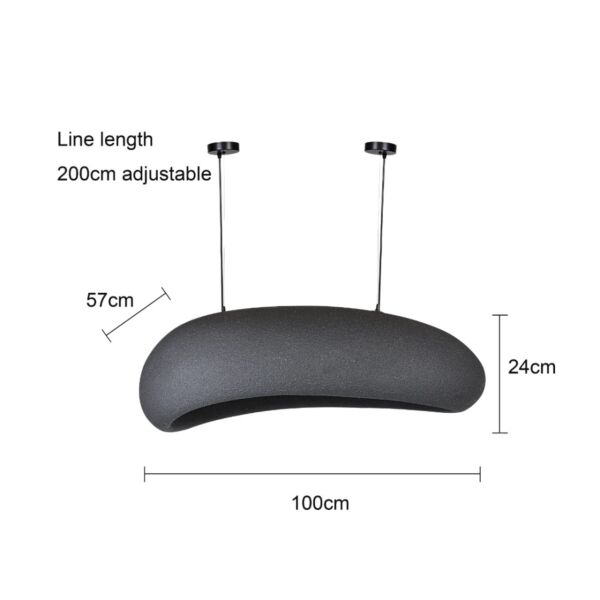 انارة معلقة سكوار - اسود