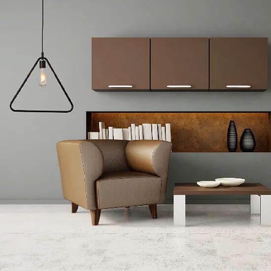 إنارة معلقة اييرين مثلث استيل -اسود