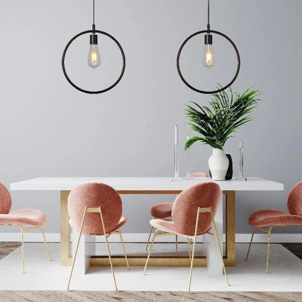 إنارة معلقة ايمز - اسود