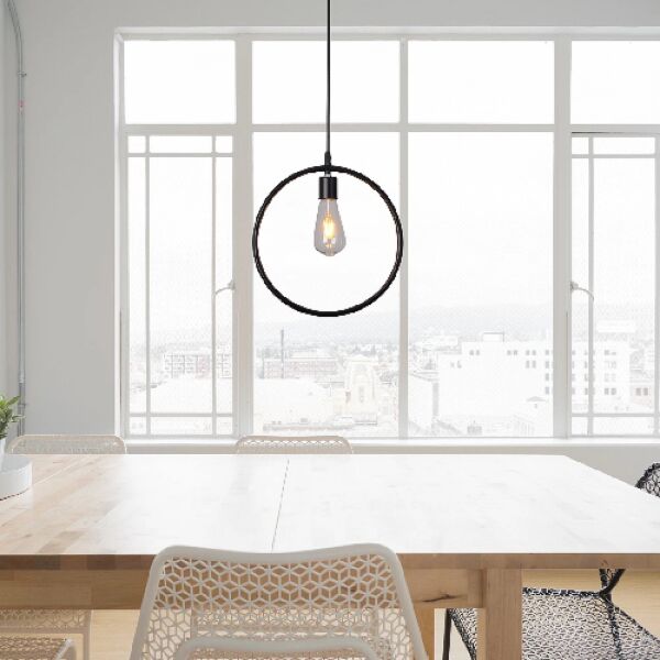 إنارة معلقة ايمز - اسود