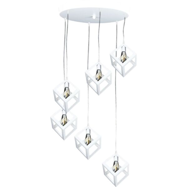 انارة معلقة مودرن E27x6L - ابيض