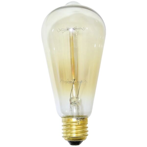 لمبه زجاج شفاف دايمر 40 واط - عسلي