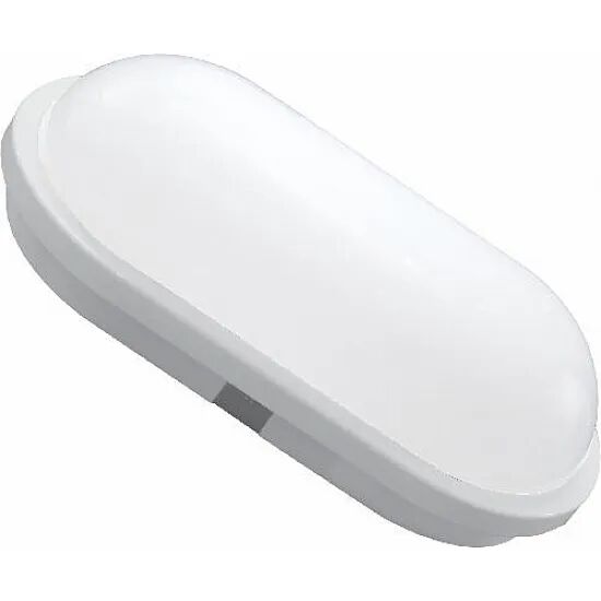 إضاءة جدارية بيضاوية ابيض سادة 20 واط - ماركة همر