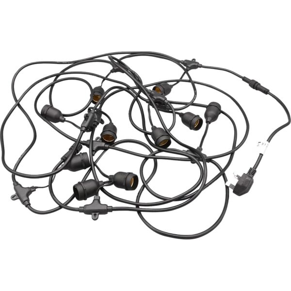 سلك هولدر عقود 100 متر قاعدة E27 - اسود