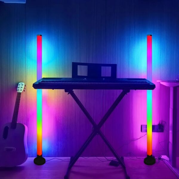 أبجورة أرضية مصباح استاند اضاءة ذكية متعددة الألوان