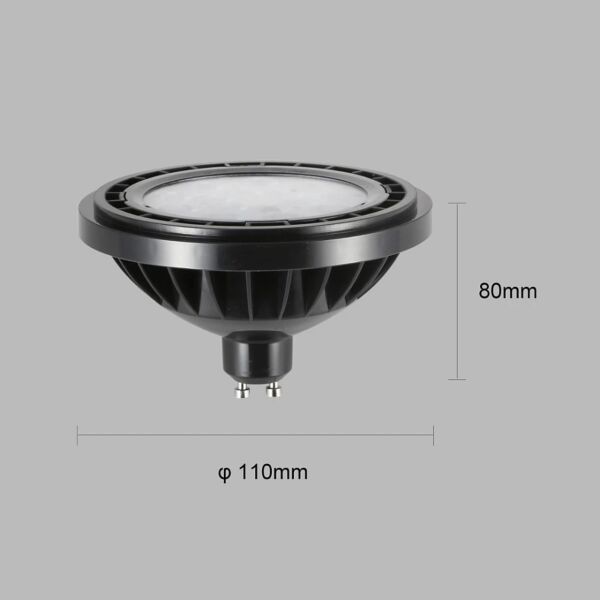 لمبه GU10 فتحة كبيرة لون الانارة اصفر15 واط