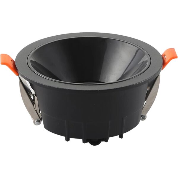 كشاف مانع التوهج 10 سم انارة صفراء - اسود