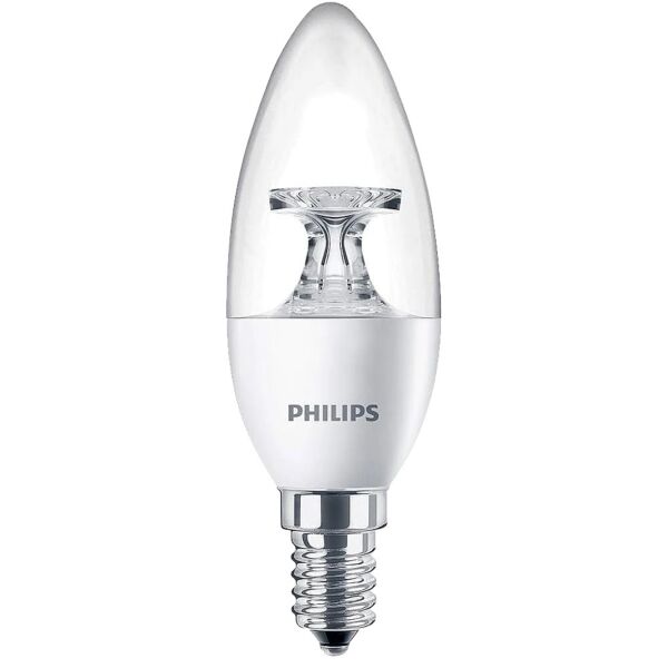 لمبة كاندل - بلح لون الانارة اصفر غطاء شفاف - فليبس