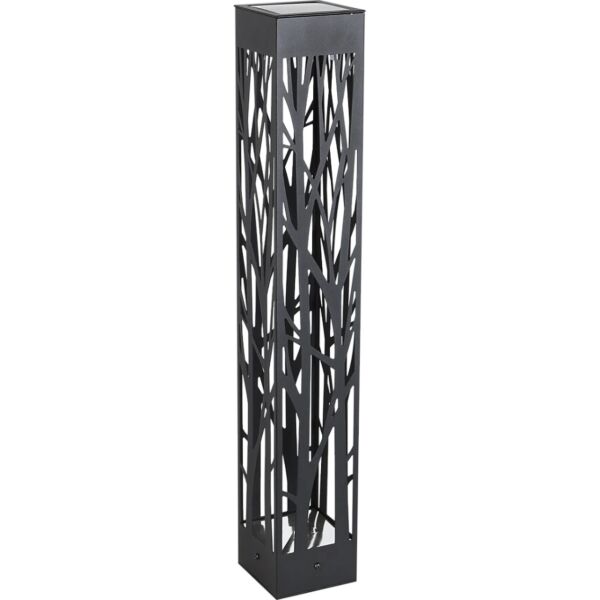 فانوس حديقة غرس ارضي طاقة شمسية 70 سم - اسود