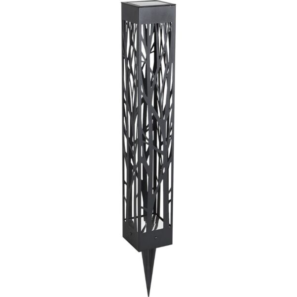 فانوس حديقة غرس ارضي طاقة شمسية 70 سم - اسود