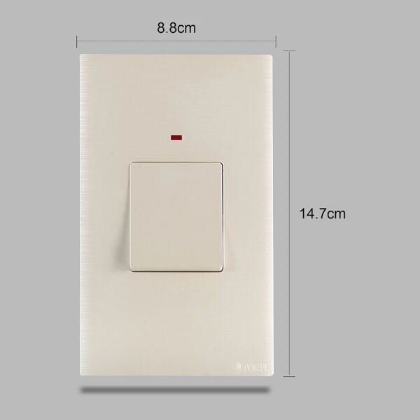 مفتاح مكيف مستطيل 45 امبير - بيانو لولي