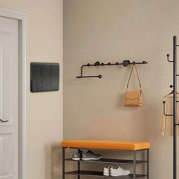 مفتاح ثلاثي توفل - اسود بيانو بلاتيني