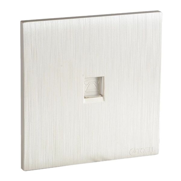 فيش منفذ هاتف تلفون مفرد توفل - بيانو لولي