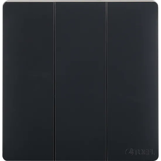 مفتاح ثلاثي بيانو توفل - اسود