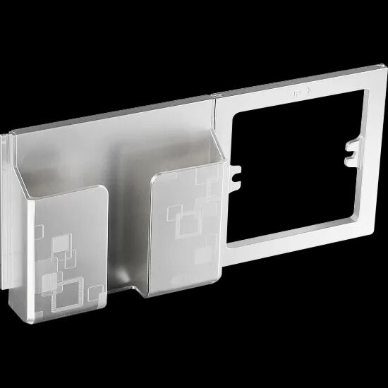 حامل جوال على الفريم لون فضي توفل