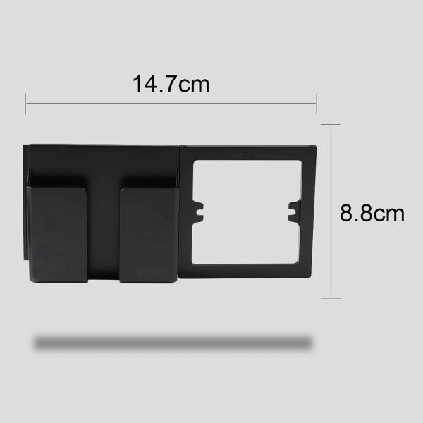 حامل جوال على الفريم توفل - اسود