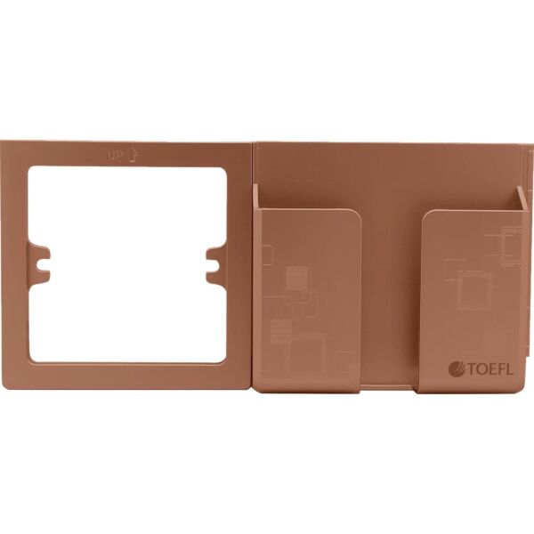 حامل جوال على الفريم توفل - بني