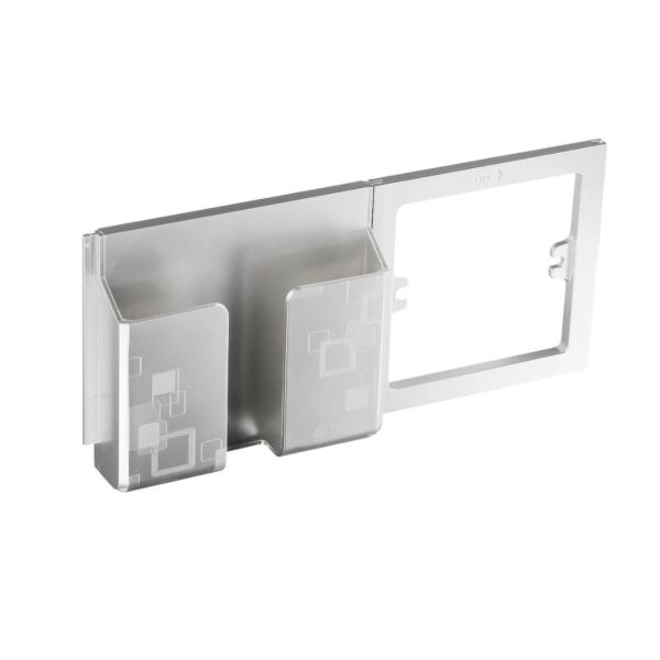 حامل جوال على الفريم توفل - فضي