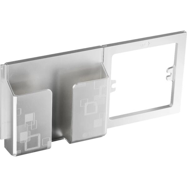 حامل جوال على الفريم توفل - فضي