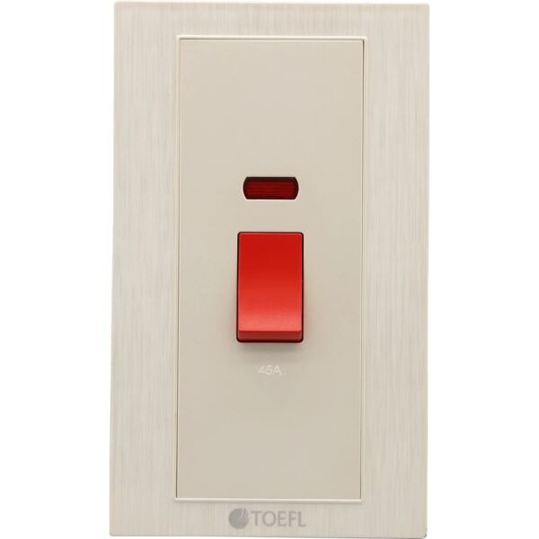 مفتاح مكيف مستطيل 45 امبير لولي فاخر - توفل