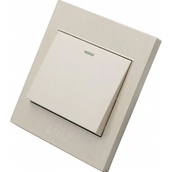 مفتاح إضاءة مفرد لون لولي توفل