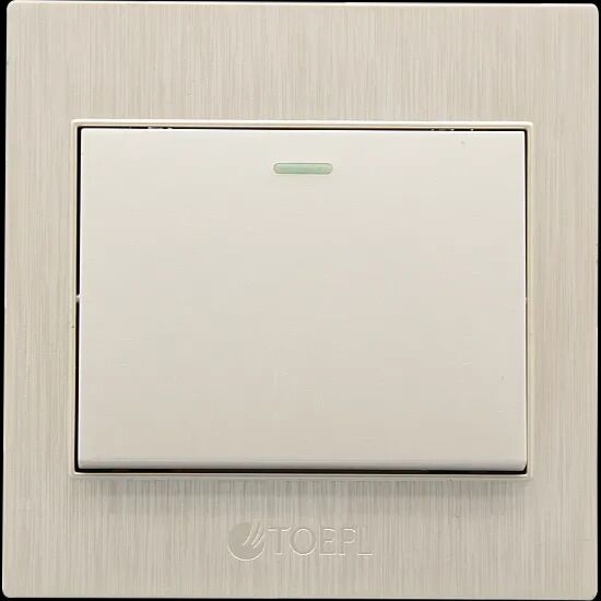 مفتاح إضاءة مفرد لون لولي توفل