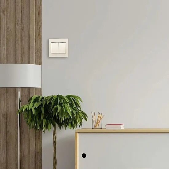 مفتاح إضاءة ثنائي لون لولي توفل