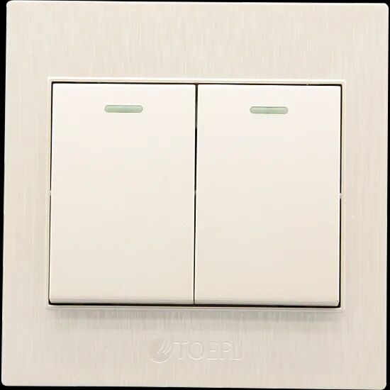 مفتاح إضاءة ثنائي لون لولي توفل