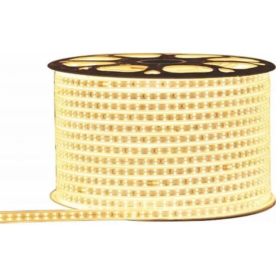 شريط ليد زينة لون اصفر 180 شريحة لفة 50 متر توفل