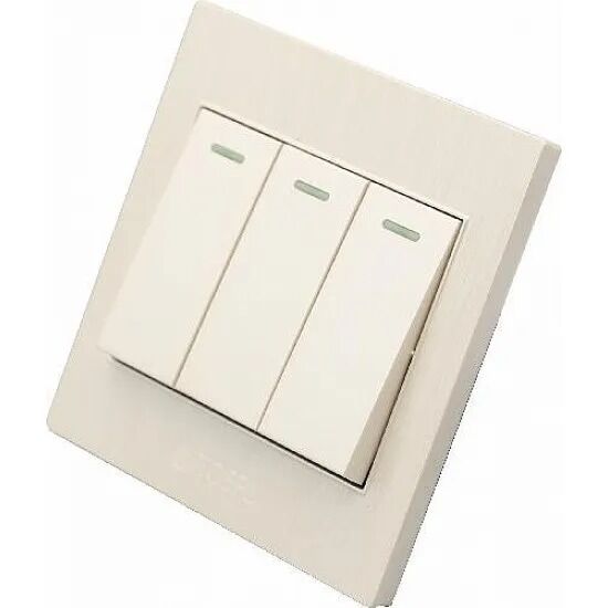 مفتاح إضاءة ثلاثي لون لولي توفل