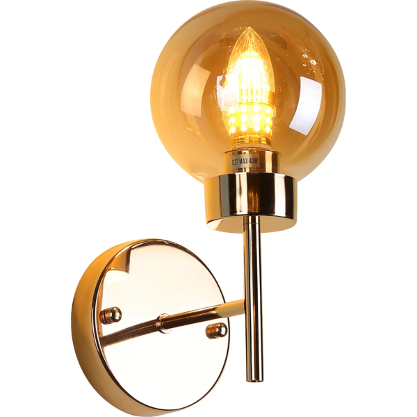 إضاءة جدارية مينيبول - ذهبي