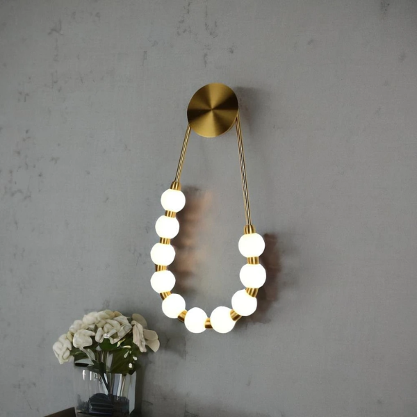 إبليك جداري 3 إضاءات 12 واط - روز ذهبي مصفر