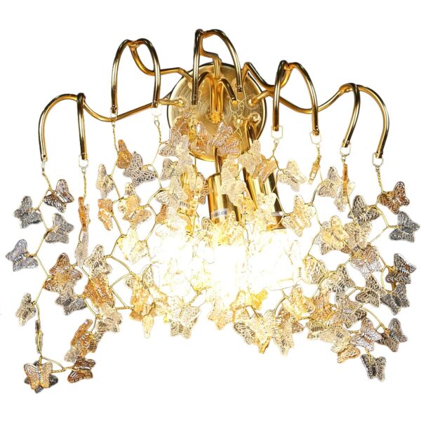 إضاءة جدارية بيرلا - ذهبي